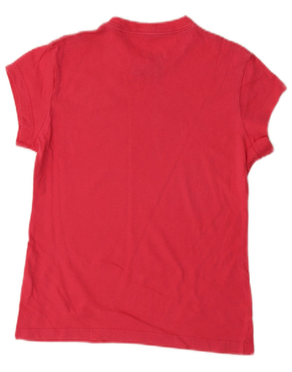 NIKE Girls Graphic T-Shirt Top 10-11 Years Medium Pink