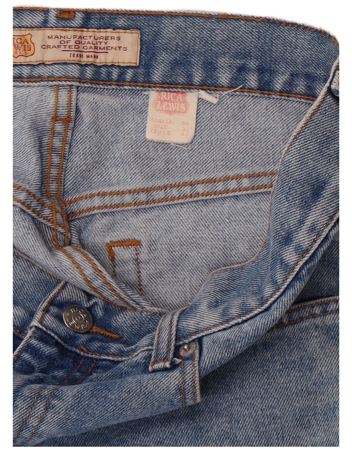 Rica Lewis Straight Jeans til mænd W33 L31 Blå