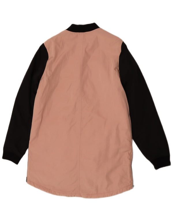 Vans Dame Windbreaker Coat UK 10 Small Pink Colourblock Polyester