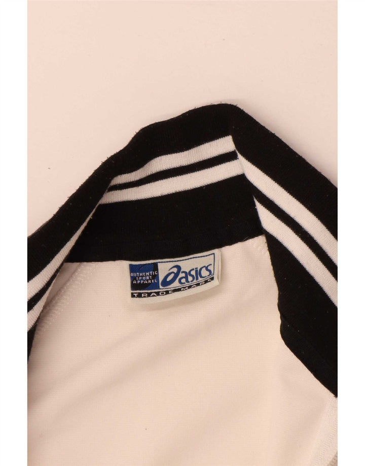 Asics Træningsdragt til mænd Topjakke Medium White Colourblock Polyester