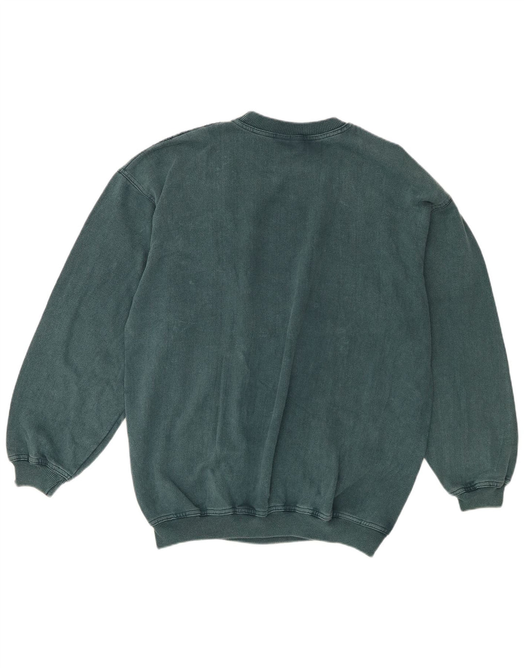 Vintage sweatshirt til mænd XL blå bomuld