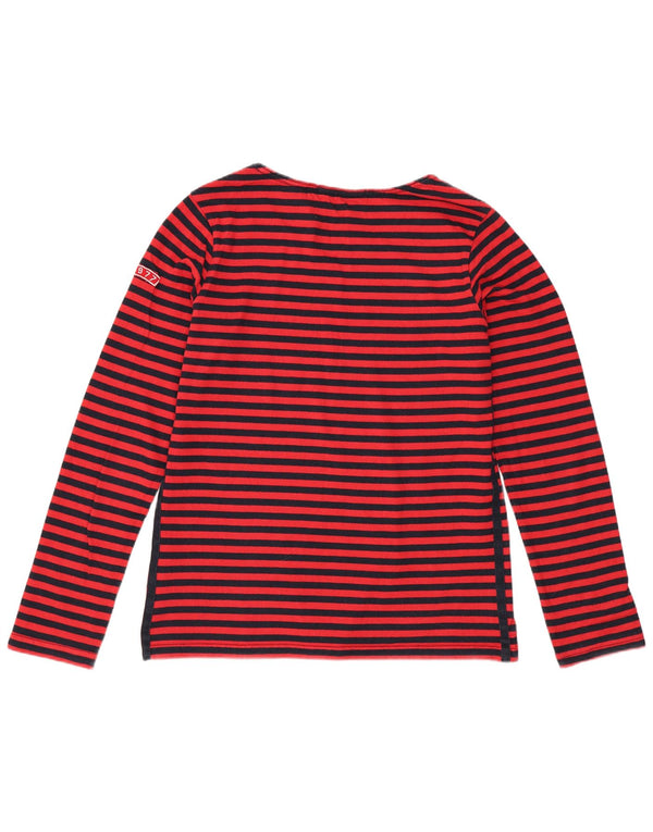 Scotch & Soda Dame Oversized Top Langærmet UK 2 XS Rødstribet Bomuld