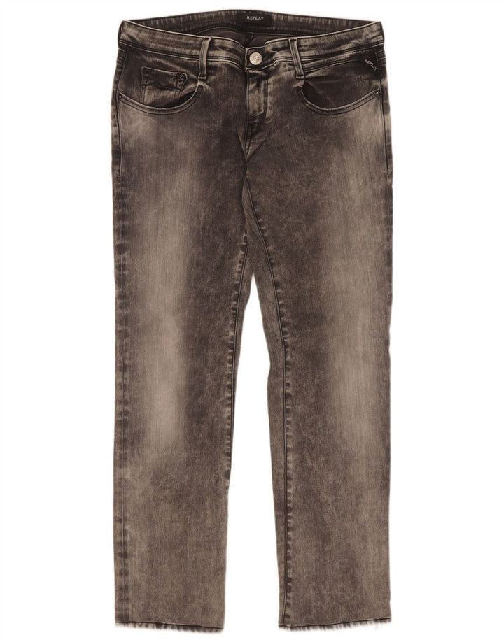 Replay Dame Jodey Slim Jeans W29 L29 Grå Bomuld