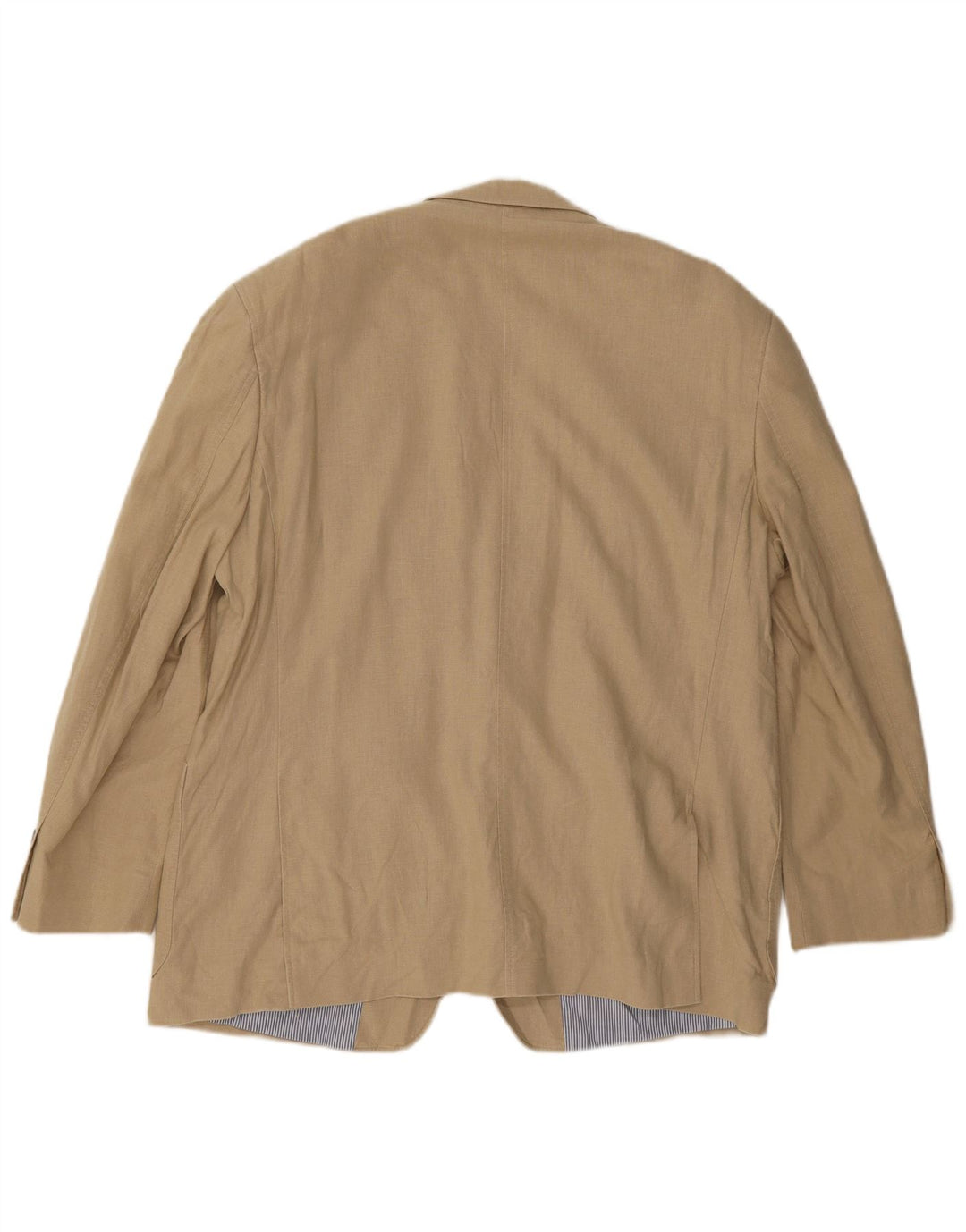 Marks & Spencer Herre 2-knaps blazerjakke UK 40 Large Beige Linen