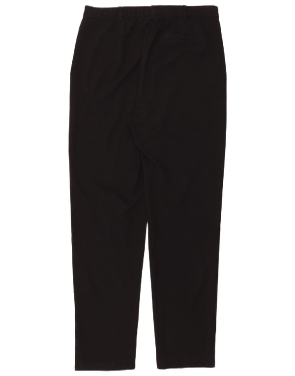 Marks & Spencer kvinders højtaljede chinobukser UK 14 Large W34 L32 Black