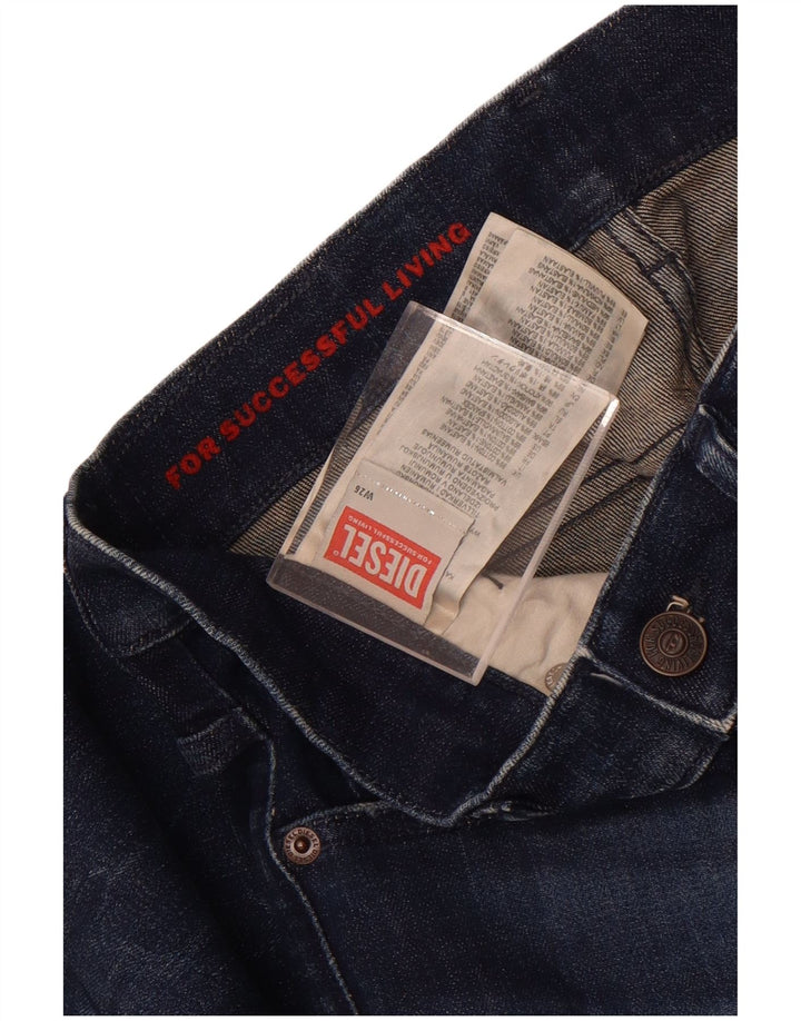 Diesel Dame Slim Jeans W26 L31 Blå Bomuld