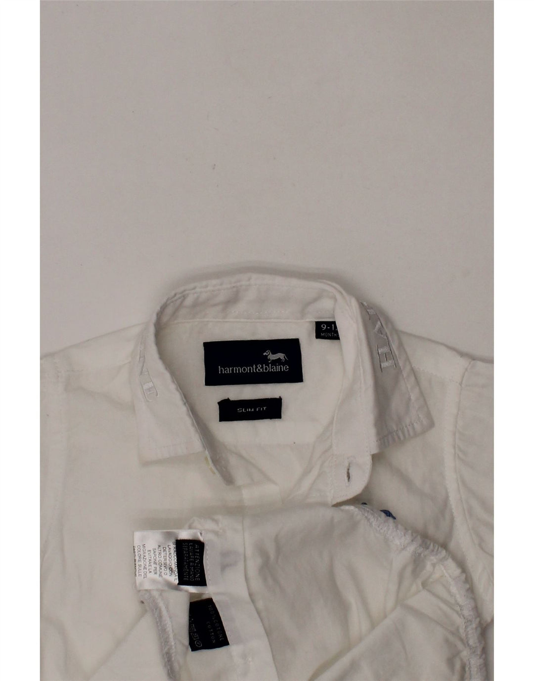 HARMONT & BLAINE Baby Boys Slim Fit Bodysuit 9-12 Months White