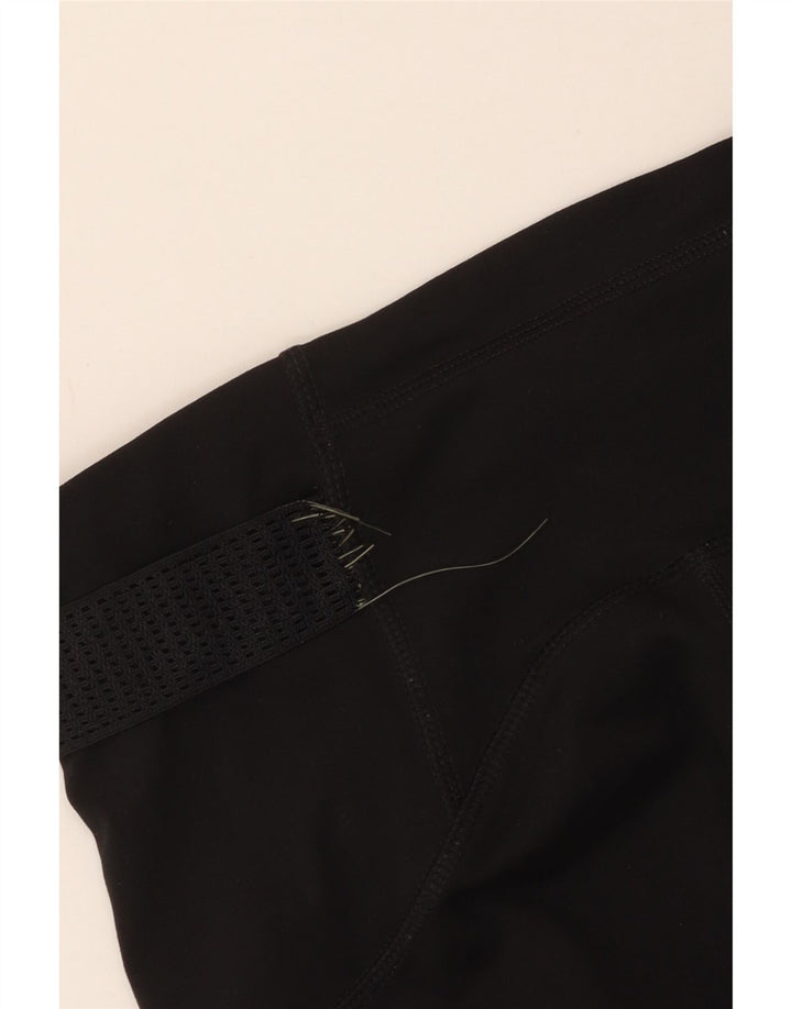NIKE Womens Dri Fit Leggings UK 8 Small Black Polyester