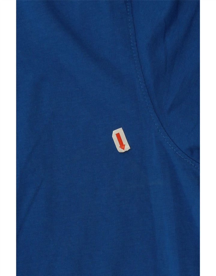 Mountain Warehouse Herre grafisk T-shirt top mellemblå bomuld