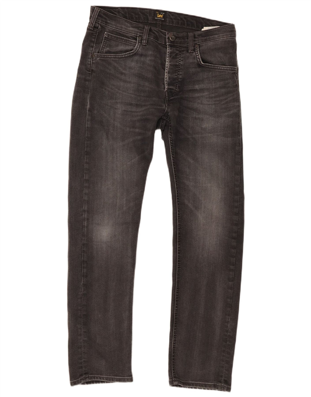 Lee Mens Daren Straight Jeans W31 L30 Grå Bomuld