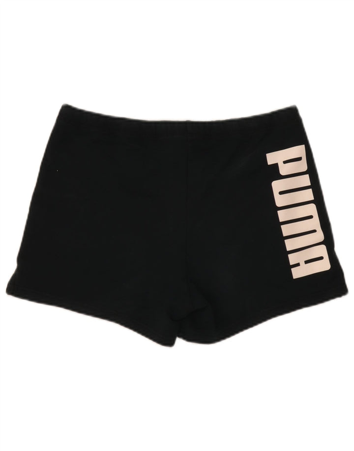 Puma Graphic Sports Shorts til kvinder UK 8 Small Black