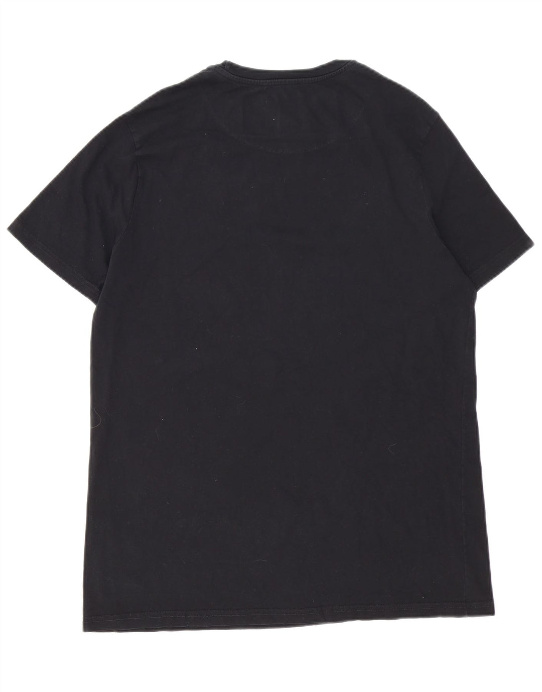 Benetton Herre Peanuts Grafisk T-Shirt Top Stor Sort Bomuld