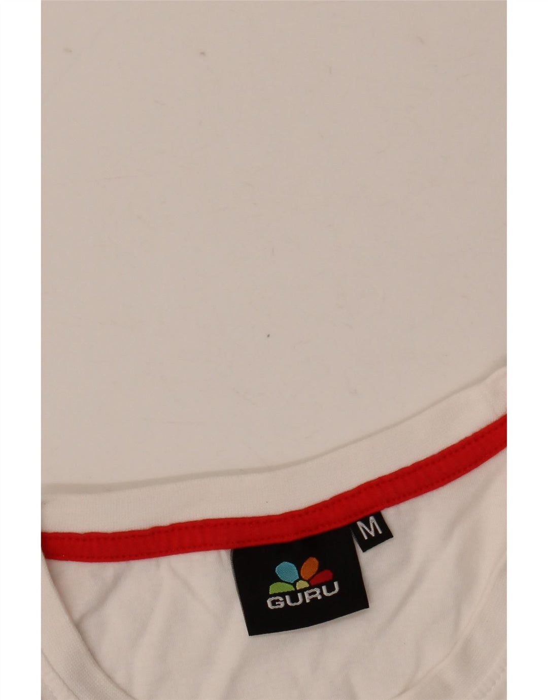 Guru Mens Graphic Vest Top Medium White