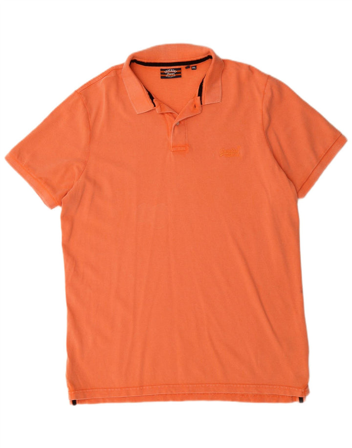 Superdry herre poloshirt 3XL orange bomuld
