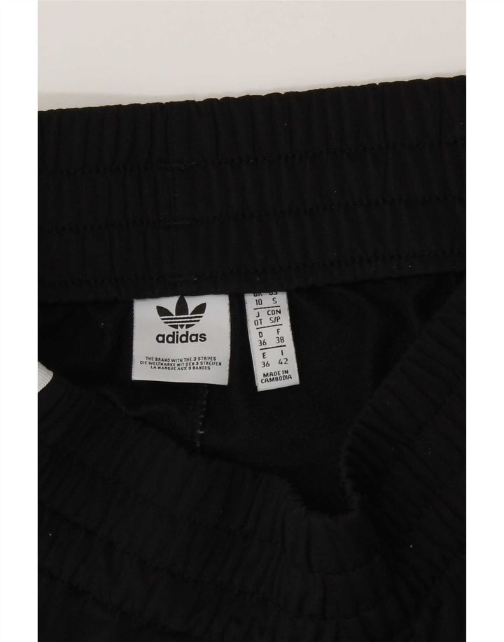 Adidas sportsshorts til kvinder UK 10 Small Black Polyester