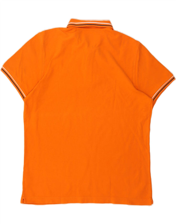 LOTTO Mens Polo Shirt 2XL Orange Cotton Vintage Lotto and Second-Hand Lotto from Messina Hembry 