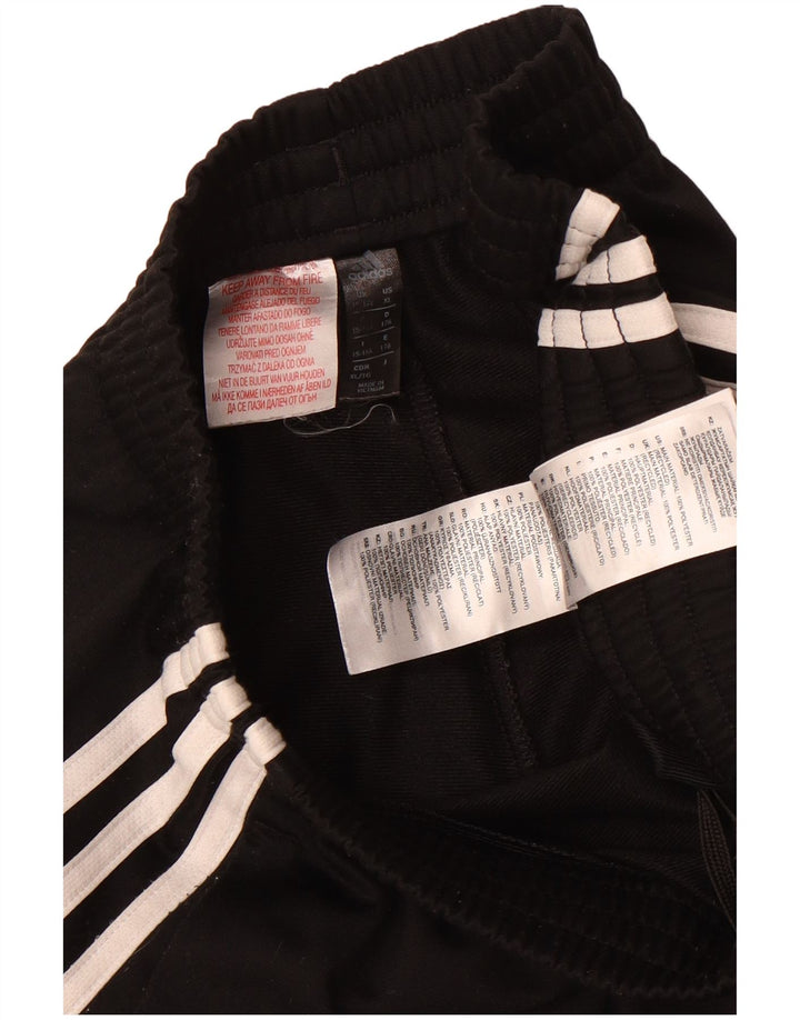 Adidas Drenge Træningsdragt Bukser Joggers 15-16 År Sort Polyester