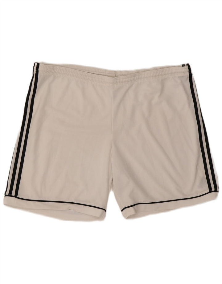 Adidas Herre Climalite Sportshorts XL Hvid Polyester