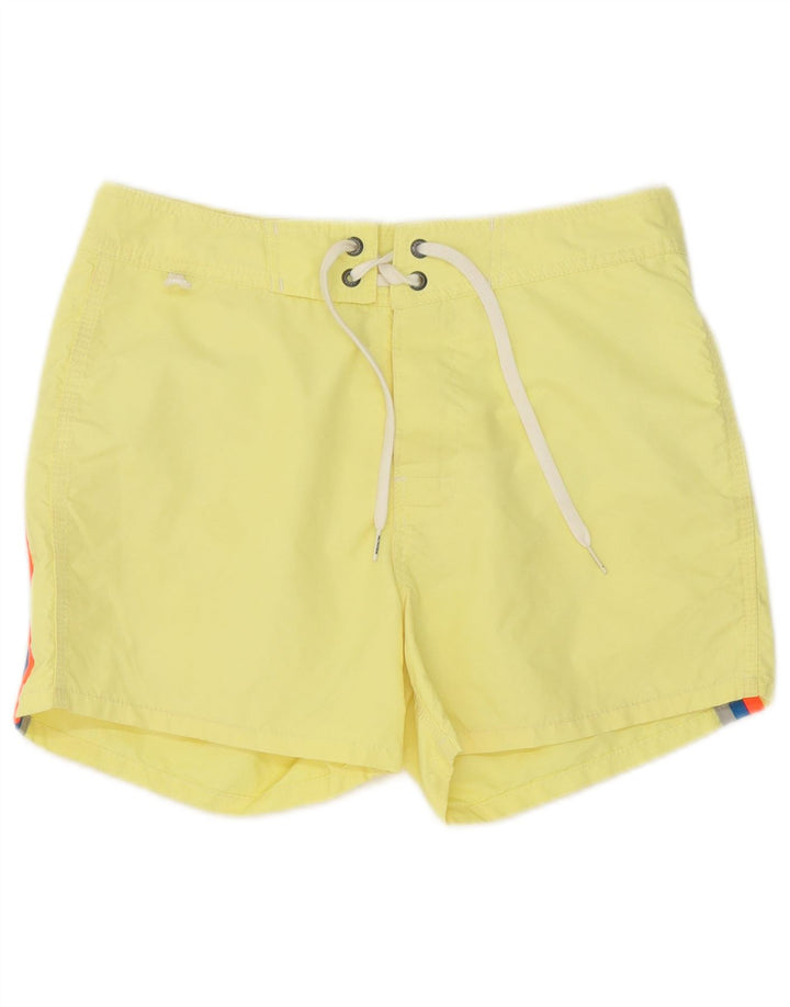 Sundek Herre badeshorts Små Gul Nylon