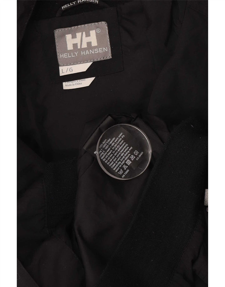 Helly Hansen Herre Bomber Jacket UK 40 Stor Sort Nylon