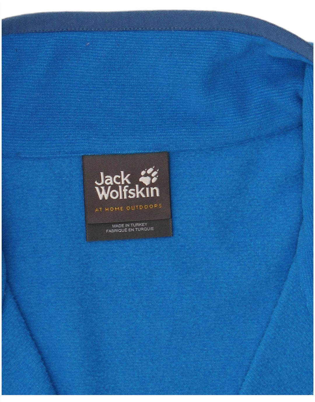 Jack Wolfskin Herre lynlås hals Fleece Jumper 2XL Blå Polyester
