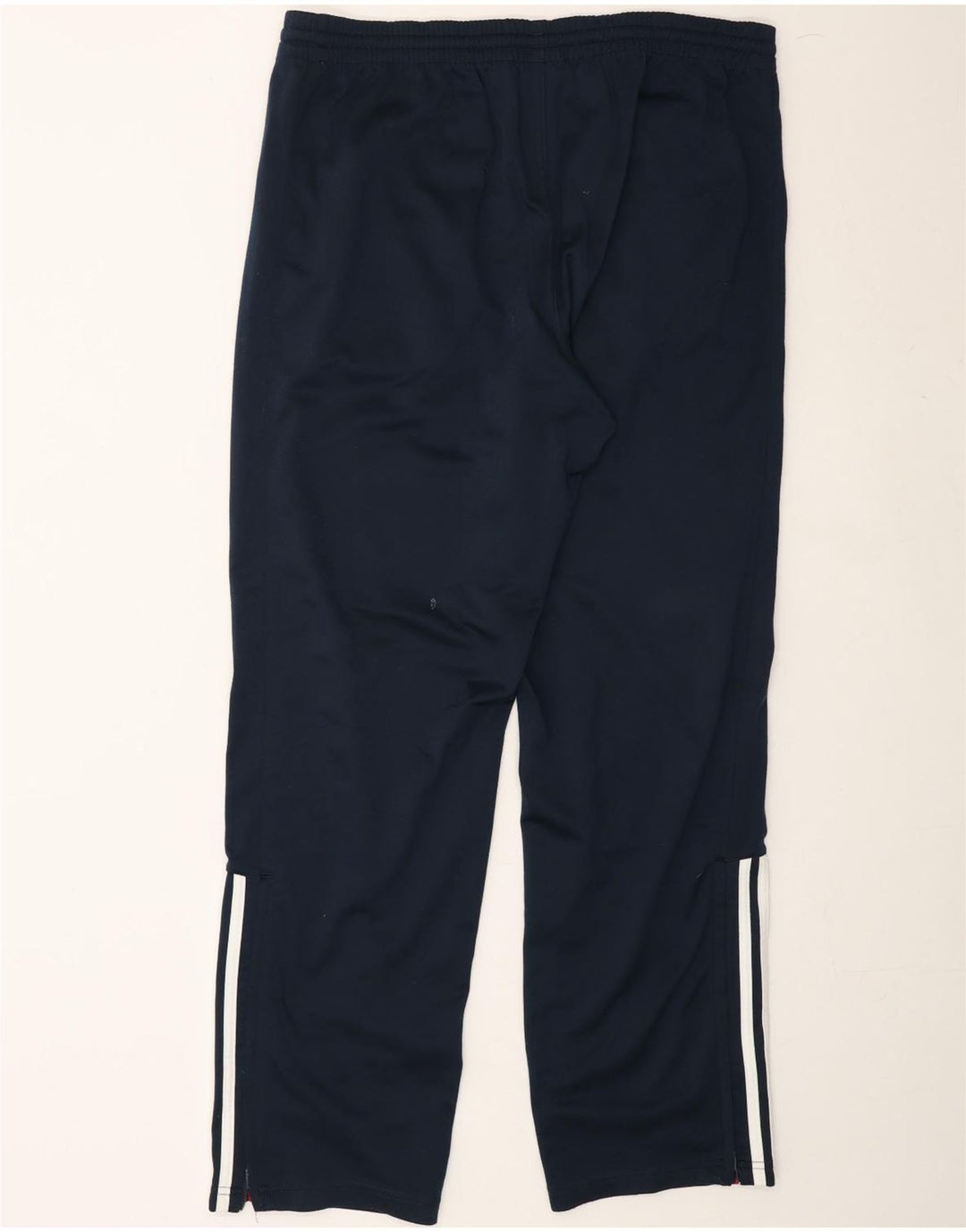 ADIDAS Mens Tracksuit Trousers UK 4/42 Medium Navy Blue Polyester Vintage Adidas and Second-Hand Adidas from Messina Hembry 