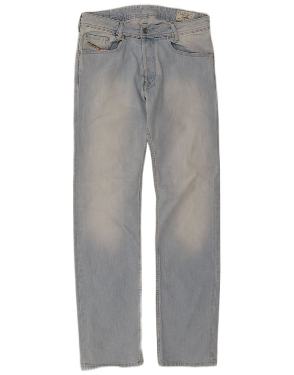 Diesel Herre Onijo Straight Jeans W30 L32 Blå Bomuld