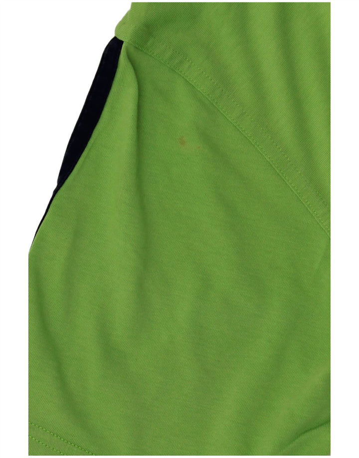 ADIDAS Herre Climalite grafisk T-shirt top mellemgrøn bomuld