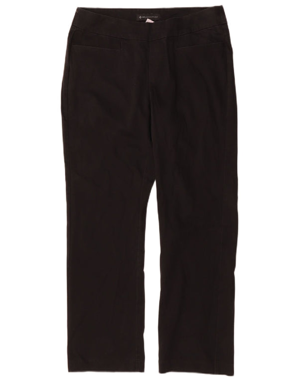 Lee Womens Petite Mid Rise Casual Bukser US 10 Large W32 L28 Black