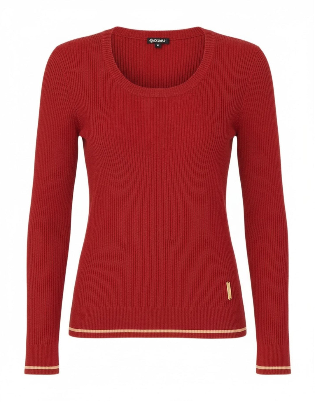 Colmar Dame Boat Neck Jumper Sweater UK 12 Medium Red