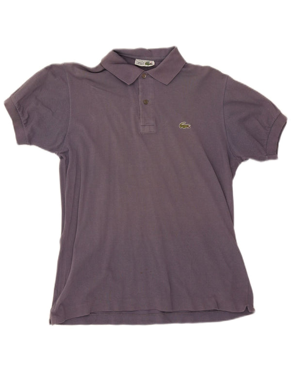Lacoste herre poloshirt størrelse 4 Medium lilla bomuld