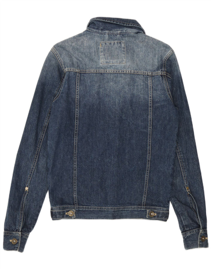 Wrangler Herre denimjakke UK 36 Lille marineblå bomuld