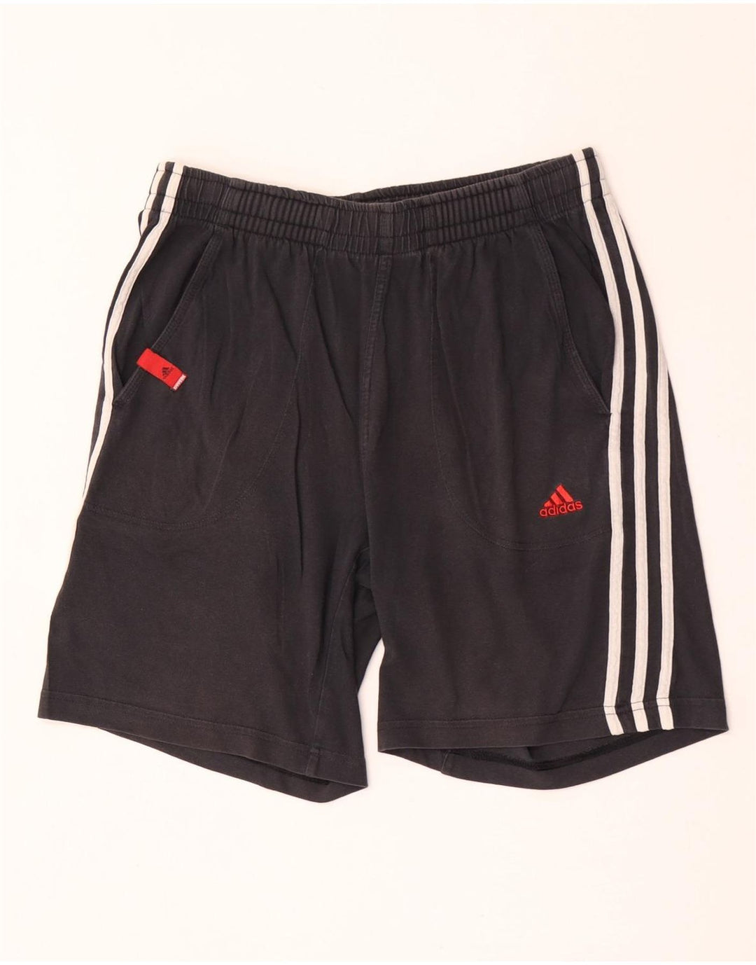 Adidas Herre Sportshorts Medium Sort Bomuld