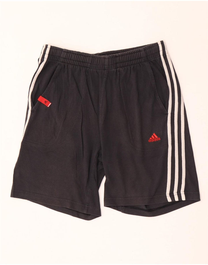 Adidas Herre Sportshorts Medium Sort Bomuld