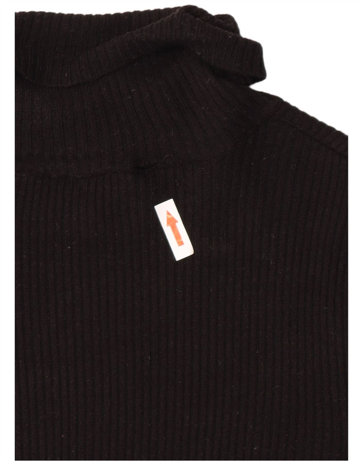 Miss Selfridge Dame Top Langærmet UK 10 Small Black Viscose
