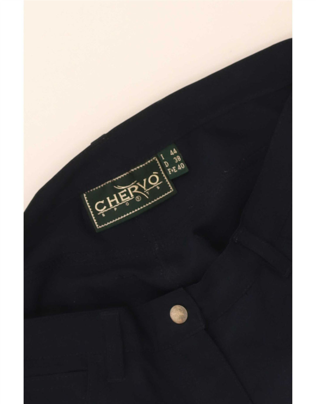 Chervo Lige Casual Bukser til kvinder IT 44 Medium W28 L31 Marineblå