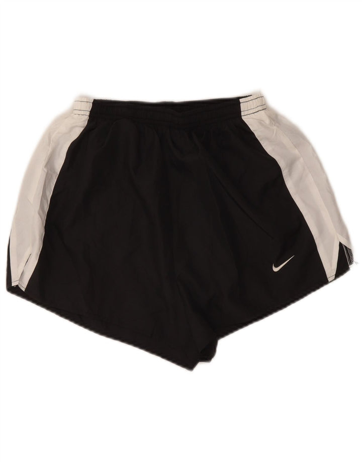 Nike sportsshorts til kvinder US 8/10 Medium Black Colourblock Polyester