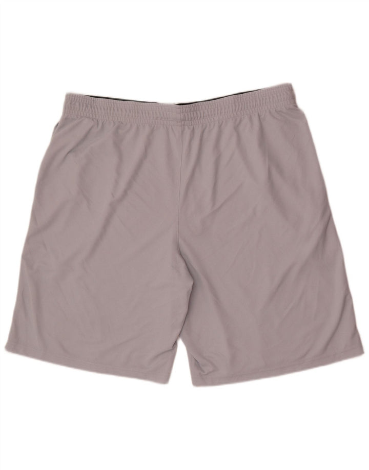 Under Armour Herre grafiske sportsshorts 2XL grå polyester