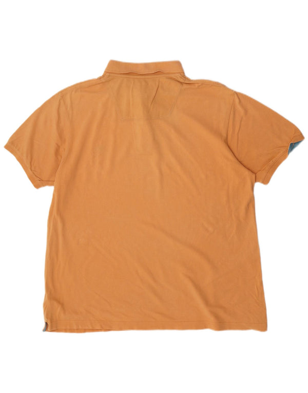 Timberland Mens Earthkeepers Regular Fit Polo Shirt 2XL Orange Bomuld