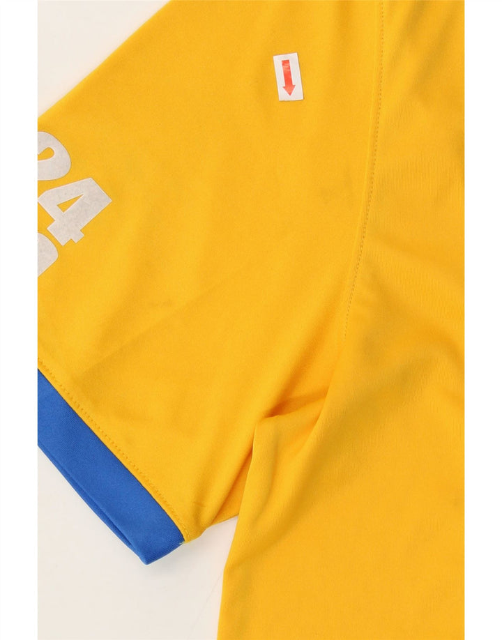 NIKE Mens Dri Fit Graphic T-Shirt Top Large Blue Colourblock Polyester Vintage Nike and Second-Hand Nike from Messina Hembry 
