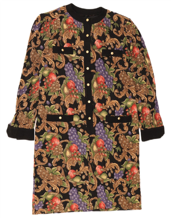 Vintage Kvinder Shift Dress UK 12 Medium Multicolored Floral