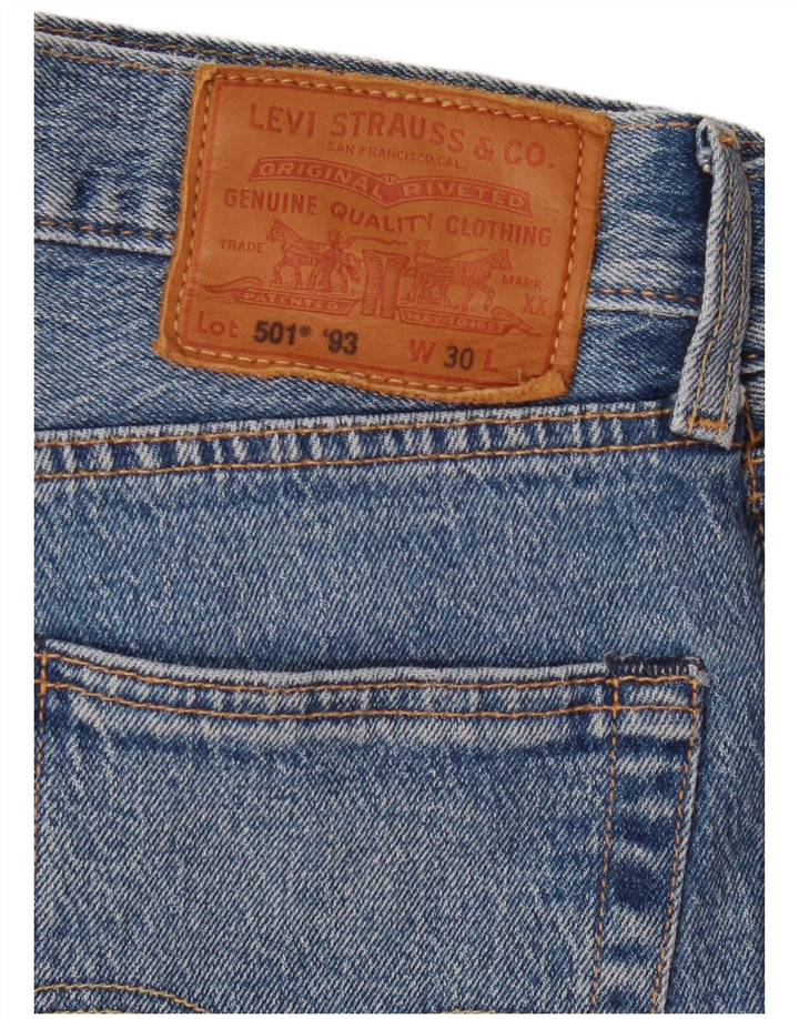 Levi's Herre 501 denimshorts W30 mellemblå bomuld