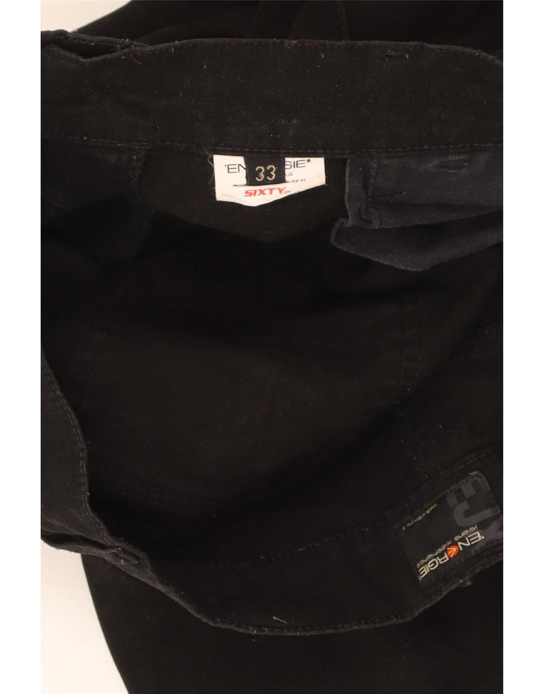 Energe Dame Bootcut Casual Bukser W33 L30 Sort Bomuld