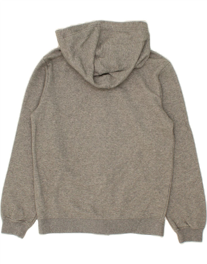 CHAMPION Boys Graphic Zip Hoodie Sweater 9-10 Years Medium Grey Cotton Vintage Champion and Second-Hand Champion from Messina Hembry 