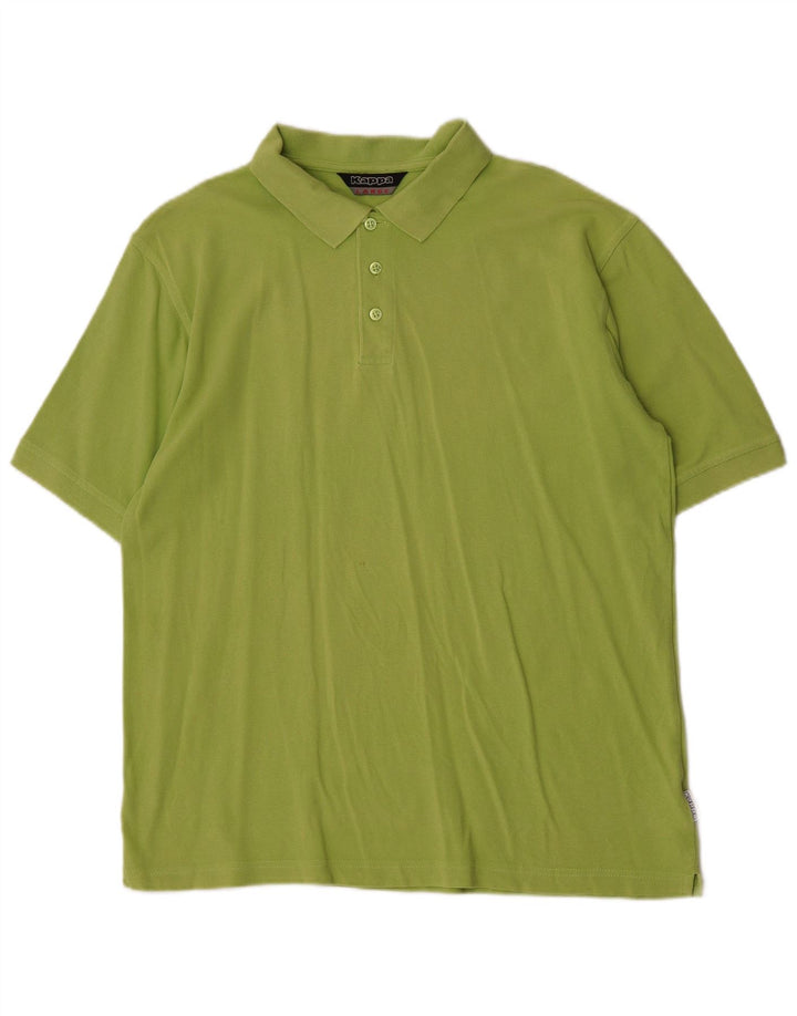 Kappa Polo Shirt til mænd Stor grøn bomuld