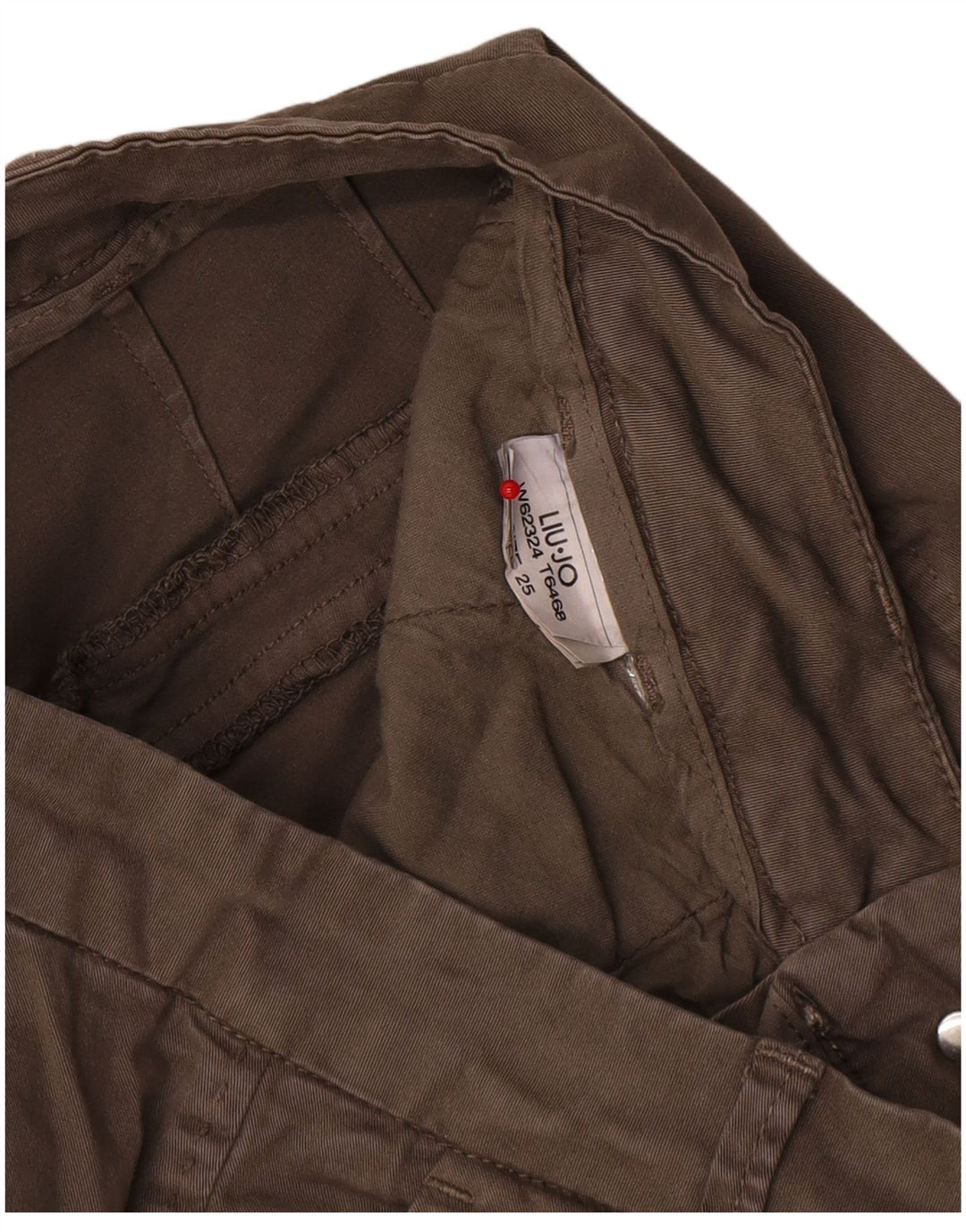 Liu Jo Slim Chinobukser til kvinder W25 L26 Khaki