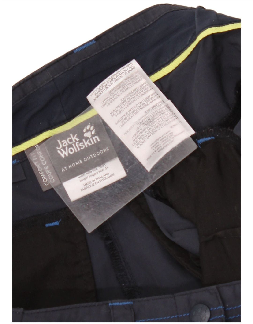 JACK WOLFSKIN Dame Comfort Fit Cargo Shorts W30 Medium Navy Blue