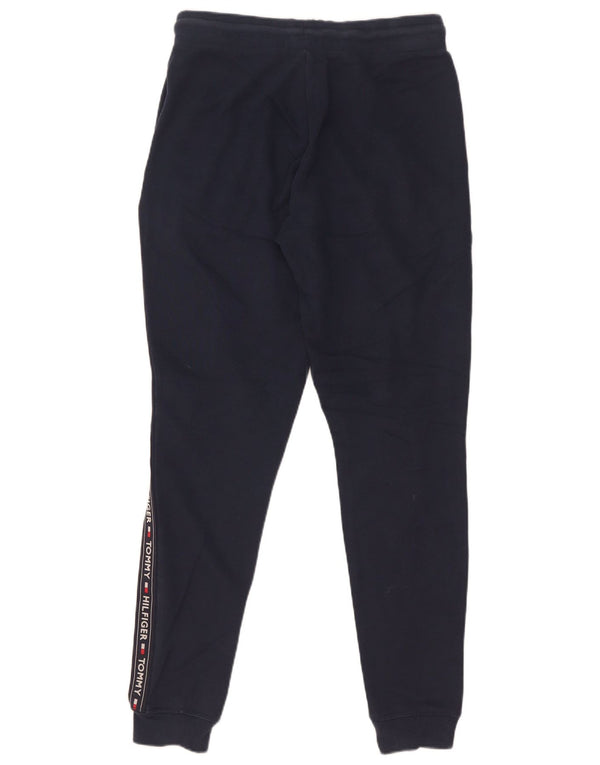Tommy Hilfiger Herre grafisk træningsdragt Bukser Joggers Small Navy Blue