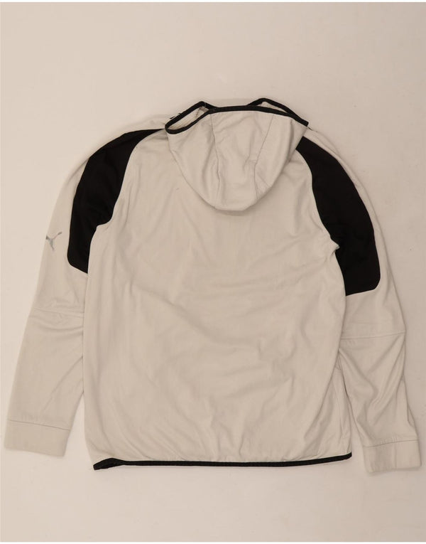 Puma Hættetrøje til mænd XL Hvid Colourblock Polyester