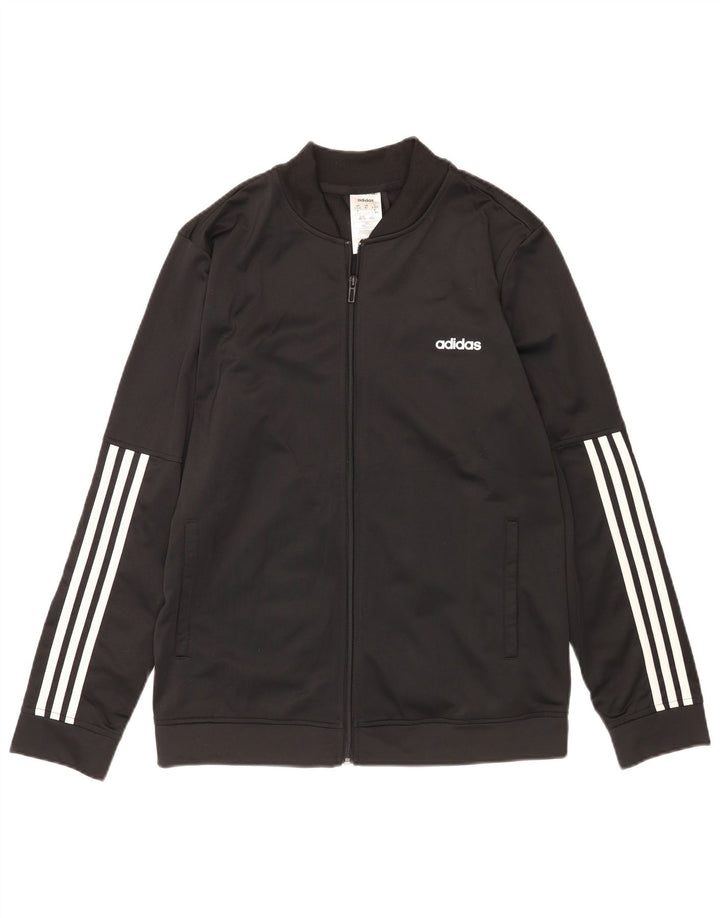 Adidas træningsdragt topjakke til kvinder UK 20/22 XL Sort polyester